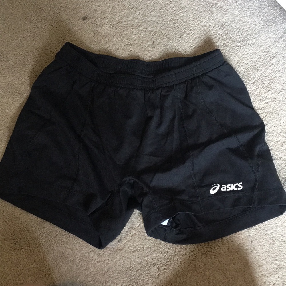 ASICS black spandex shorts